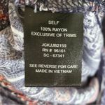 Bebop Blue and Pink Wide Leg Boho Pants Photo 4