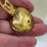 1930’s Art Nouveau pearl Clamshell dress clip Black Photo 4