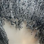 Accessory St New York Y2K Crochet Shawl. OS. Blue, Black, and Silver Metallic. Blue Size undefined Photo 2