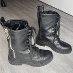 Steve Madden  Barcley Chunky Heel Combat Boot Size 7 Photo 0