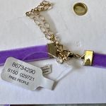 Free People NWT Petite Bow Choker in Lilac Photo 4