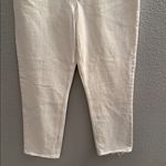 Abercrombie & Fitch 90s Straight Ultra High Rise White Frayed Hem Jeans Size 30 Photo 3