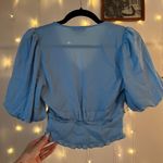 Urban Revivo V Neck Puff Sleeve Top Photo 1
