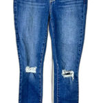 Paige Verdugo Crop Jeans Keely Destructed Size 29 Mid Rise Skinny Distressed Photo 0