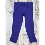Athleta NWT Ruched OC Kama Iris Blue Organic Cotton Capri Cropped Pants sz XS Photo 7