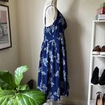 Ecowish NWT  Blue and White Floral Print Dress Photo 2