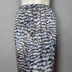 Vintage Straight Skirt Slip Abstract Elastic Waistband Retro 70s 80s Retro Black Size M Photo 6