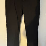 Old Navy  Harper Mid Rise Black Cropped Trouser Pants Sz 4 Regular Cotton Photo 0
