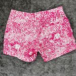 Lilly Pulitzer Callahan Short Sz 0 Pink And White Lion 5" Photo 7