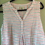 P&Co Bass popover sleeveless blouse sz XL stripe Photo 1