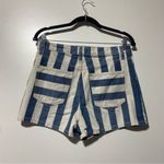 Current/Elliott  The Westside Jean Short Blue White Bay Stripes Size 29 Photo 8