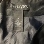 Lane Bryant Womens 18 Silver Black Shimmery Straight Pencil Skirt Career Wear Photo 3