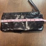 LULU Black Clutch Women's Small Purse Wristlet Vegan Leather Bow Accent Formal Photo 10