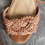 Schutz  Marlie ankle strap open toe blocked heel weaved dress sandals size 6 pink Photo 6