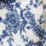 Anthropologie NWT Somerset Maxi in Ivory Blue Floral Tiered Cotton Dress L Photo 5