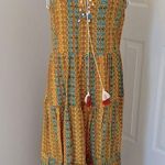 Uffizi 529 Printed Sleeveless Midi Maxi Dress Size M Photo 0