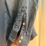 Torrid  Taylor Medium Wash Chambray Denim Button-Down Shirt - size 1 Photo 2