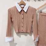 Moon River Long Sleeve Cardigan and Midi Skirt Set Size Small NWT Chic Essential Photo 2