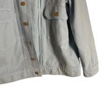 Mother Denim SNACKS! The Big Bite Denim Jacket in Blue Barrymore Size Small Photo 7