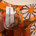 Faithfull the Brand Faithful The‎ Brand Isola Midi Dress in Orange Sz S Photo 7