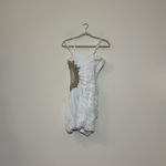 La Femme  Gold Sheer Cut Out Mini Prom Dress Size 6 Photo 5