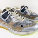 Gucci  Ultrapace Distressed Women Suede Leather 592882 Logo Sneakers EU 35.5 Photo 0