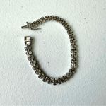 Macy's  1/4 carat Diamond Sterling Silver Women's link Bracelet Photo 1