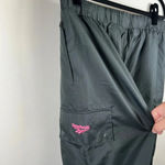 Reebok Classic Trail Track Pants Black Pockets Hiking Outdoor NEW Women's Large Photo 10