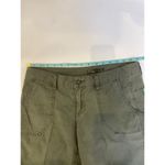 prAna  Army Green Stretchy Larissa Knickers Shorts Cotton Casual Sz 8 Lightweight Photo 7