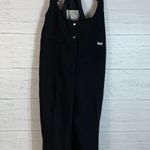 White Stag Ski Bib Snow Pants Womens 16 Black Overalls Retro Vintage Winter Photo 0