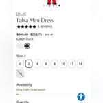 Black Halo  Pabla mini little black dress cocktail Photo 5