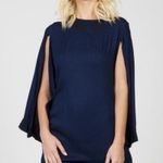 Anthropologie Cleobella Bengal Navy Embroidered Dress Split Bell Sleeves Photo 4