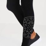 Desigual  Black Stud Accent Pull On Leggings Pants High Waisted Stretchy M Photo 0