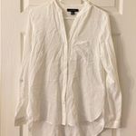 Atmosphere White Button Up Blouse Photo 0