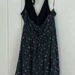 Urban Outfitters Pins & Needles Large Green, Pink Wrap V-Neck Halter Dress Photo 10