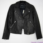 Madewell NEW  washed Leather Motorcycle‎ Jacket, size S Photo 14