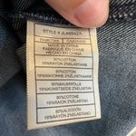 Betsey Johnson  Puff-Sleeve Dark Denim Wash Mini Dress Retro Pinup Chic Size M Photo 8