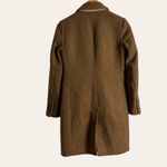 J.Crew Brown Wool Blend Single Breasted Top Coat Women's Size 0 Photo 10