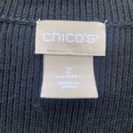 Chico's Chico’s Mock Neck Side Tie Cashmere Blend Sweater | L Photo 1
