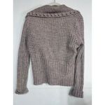 John Fashion Tan Rosette‎ Knit Shawl Collar Wool Cardigan Sweater Size Large Photo 4