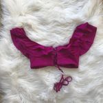 Blue Life  Magenta Off-Shoulder Bikini Top Photo 5