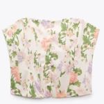 ZARA NWT  Floral Corset Top Photo 2