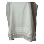 Lilla P Tank Top Women‎ Large White Cotton Lace Double Layer Shell NWT Boho Photo 5