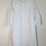 Preston & York Joanne Eyelet Above the Knee Dress A-Line White Sz 8 NWT Photo 2