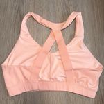 Adidas Pink Logo Print Sports Bra - Size Small Photo 1