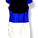 Ted Baker Women’s Collar Block, cap sleeve Above The Knee 4 Cocktail Textured Dress Photo 0