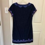 Vineyard Vines Women’s Starfish Jacquard Short Sleeve Tunic Dress on Navy Photo 4