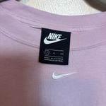 Nike Women’s T-Shirt Short Sleeve Swoosh 100% Cotton Lavender Purple Size Small Photo 2