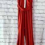 Susana Monaco  NWT String Slip Jumpsuit‎ in Pumpkin Color Size XS Photo 4
