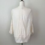 American Eagle  Women’s Medium Boho Crochet Open Front Cardigan Photo 6